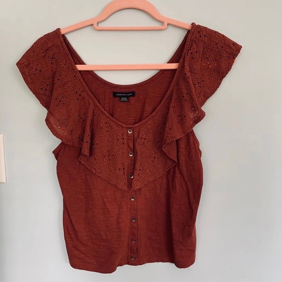 American Eagle Off The Shoulder Tank Top - Picture 2 of 2